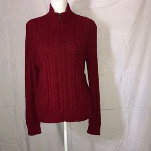 Chaps/Denim Large red cardigan